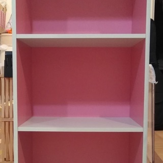 募集終了 アイリスオーヤマカラーボックス3段 ピンク オフホワイト シェルティ さいたまの収納家具 カラーボックス の中古あげます 譲ります ジモティーで不用品の処分