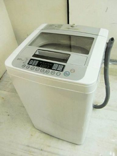 デジタル表示2011年式LG  5.5キロ送風乾燥機能付き洗濯機です 本州配送無料です