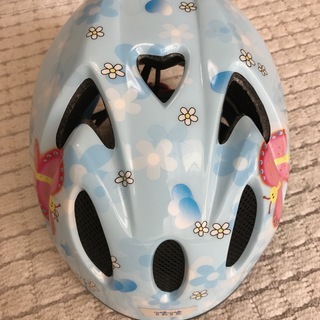 TETE子供用ヘルメット（水色、ちょうちょ）