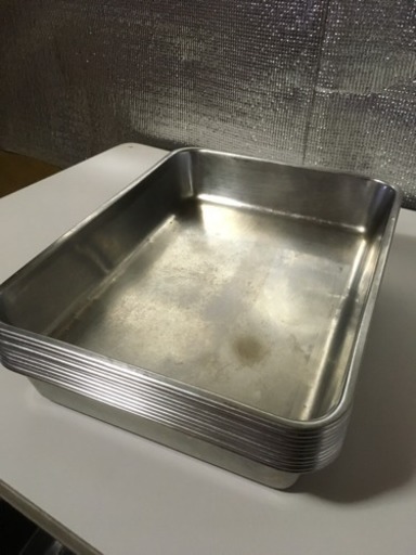 業務用 厨房用 ステンレス バット11枚 中 中古