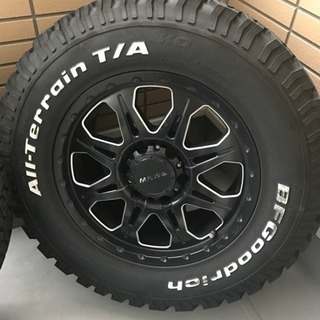 タイヤ、ホイール MKW MK-66 17インチ Goodrich ATタイヤ 4本セット