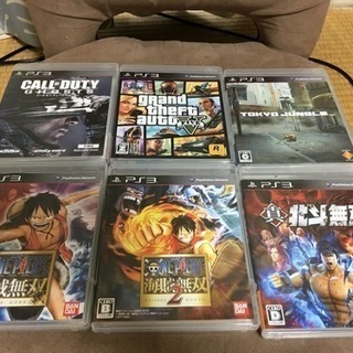 PS3とソフト６本 ごめんなさい！ソフトの画像を上げ忘れてましたm(__)m