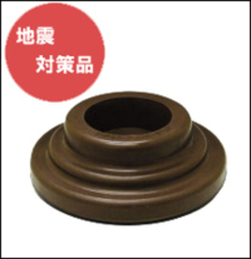 耐震・防音商品スーパーセーフティーインシュ（茶）縦型ピアノの脚に♪　名古屋　親和楽器