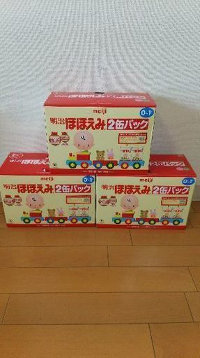 粉ミルク 明治ほほえみ ２缶パック×3