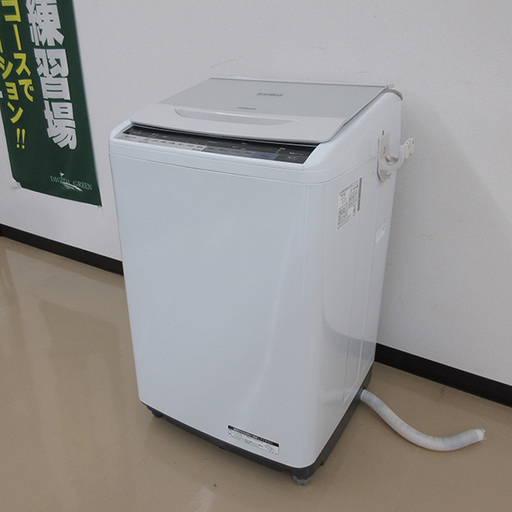 HITACHI 日立 BW-V70A 洗濯機 7kg 2017年製 ビートウォッシュ ホワイト N ξ