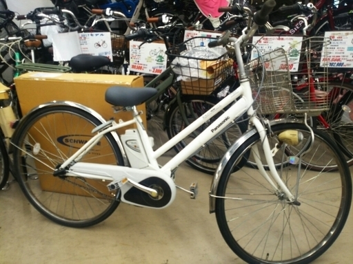 中古モデル入荷　　Panasonic　電動アシスト自転車　アルフィットビビ　CITY