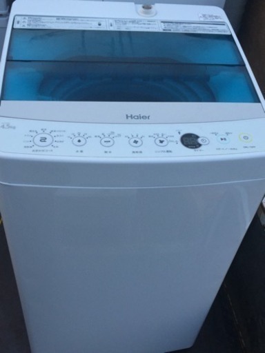 2016年製 ハイアール 4.5kg 全自動洗濯機