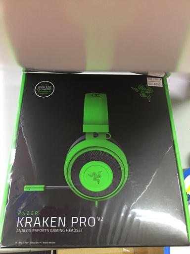 Razer Kraken Pro V2 - アナログゲームヘッドセット - グリーン