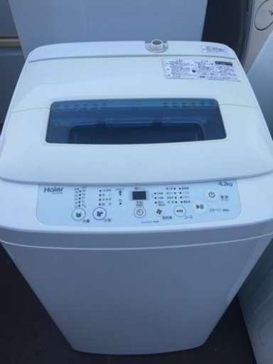 2016年製 ハイアール 4.2kg 全自動洗濯機