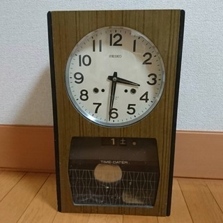 セイコー 1ヶ月 巻掛時計 昭和 レトロ ディスプレイ SEIK...