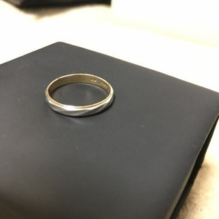 ア*ラ様 k18 pt850 リング コンビ ア*ラ様 k18 pt850 リング コンビ 見て！K18金×Pt850プラチナコンビ