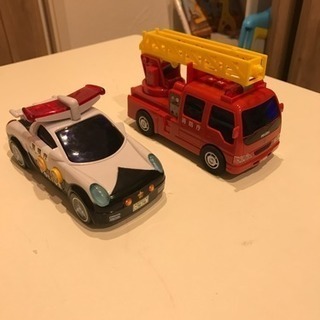 パトカー消防車セット