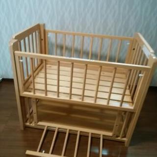 ベビー用品 【商談中】ベビーベッド ミニサイズ 3オープン