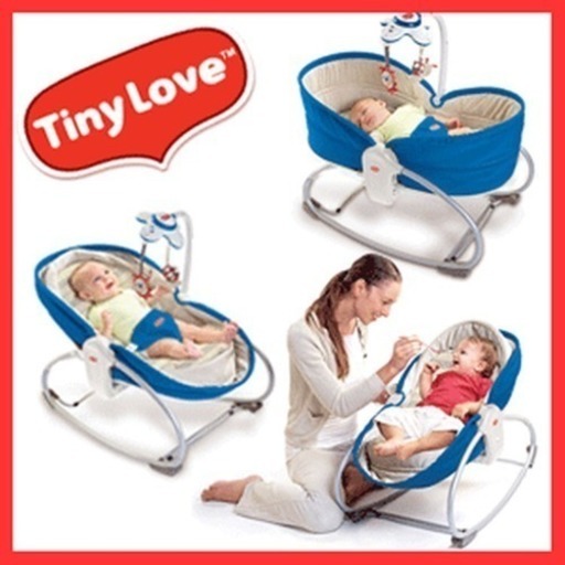 【美品】TINY LOVE　3in1ロッキング・ナッパー・ベビーベッド