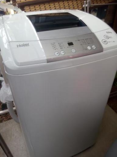 取引中【美品】Haier 洗濯機 JW-K60M(W) 2016年製