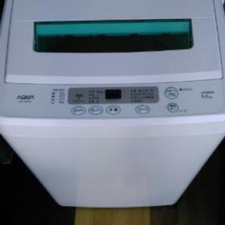 アクア　2,014年式　5kg　全自動洗濯機