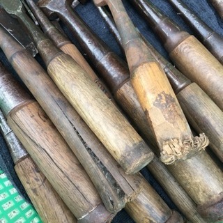 大工道具 ノミ & 墨壺セット貴重品