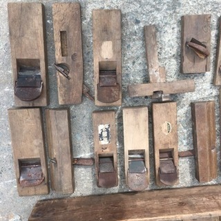 大工道具 カンナ(20個) & 墨壺セット 貴重品