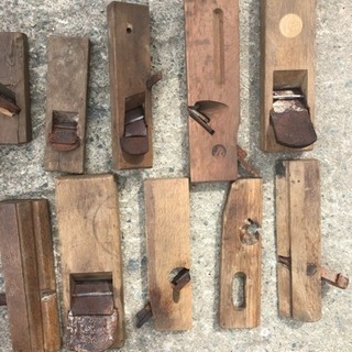 大工道具 カンナ(20個) & 墨壺セット 貴重品