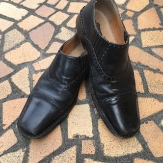 【中古】革靴/26cm/黒色