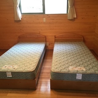 フランスベッド シングル 収納付フレームとマットレス