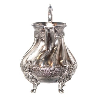 フランス製　アンティーク　シルバーポット　クリーマー　カトラリー