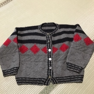 手編みセーター L