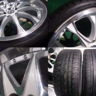 タイヤホイールセット 19インチ ホワイト