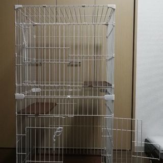 猫　ケージ　2段　使用頻度少　引取のみ　ゲージ