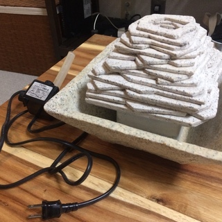癒しのインテリア 　ミニ噴水