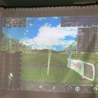 SkyTrak 自宅で本格ゴルフ　シミュレーションゴルフ　ゴルフケージ　スクリーン　プロジェクター  スイング解析ソフト・カメラ　コンプリートセット