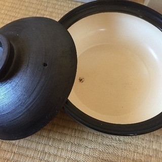 土鍋 直径27cm黒色