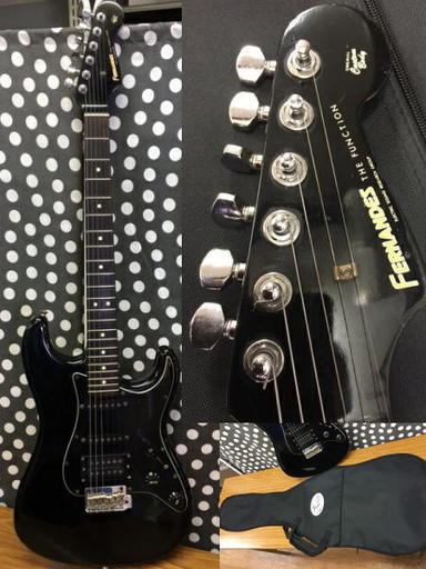 フェルナンデス Fernandes ストラトタイプ エレキギター The ファンクションカスタムボディー黒 アネシス 上北台の楽器の中古あげます 譲ります ジモティーで不用品の処分