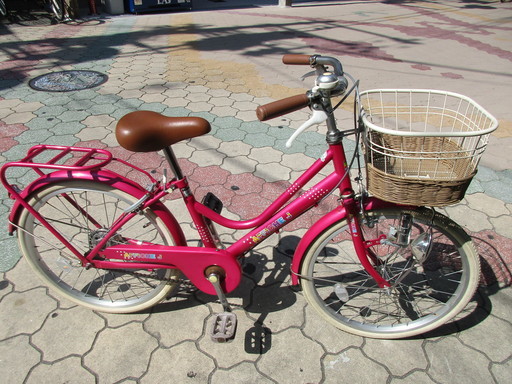 20インチ　子供用自転車　ピンク