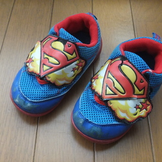 ★値下げ★　16㎝　スーパーマン靴　お譲りします