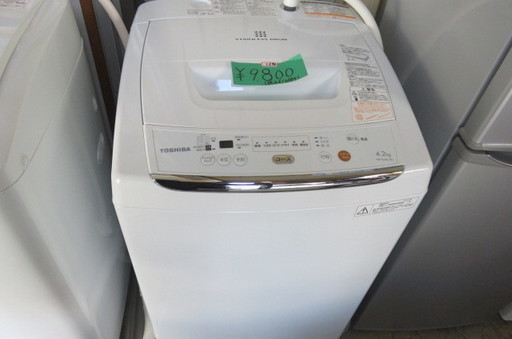 TOSHIBA 4.2kg 洗濯機　12年製　AW-42ML