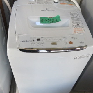 TOSHIBA 4.2kg 洗濯機　12年製　AW-42ML