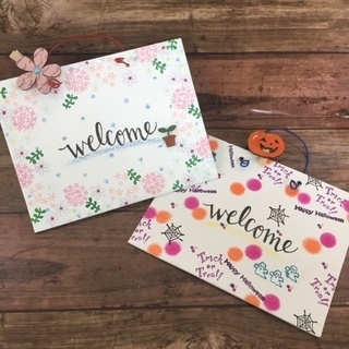 スタンプでwelcomeボード作り スタンパーズフェスタ in ...