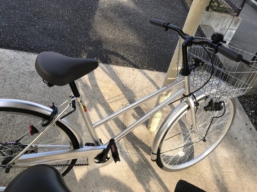 新品自転車2台 SILVER/BLACK