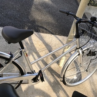 新品自転車2台 SILVER/BLACK