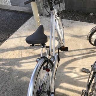 新品自転車2台 SILVER/BLACK