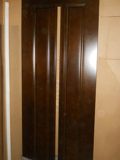 建具ﾄﾞｱｰ天然杢塗装済