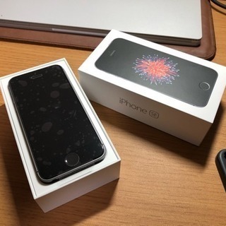 iPhone SE 64g sim free space gray - 入間市
