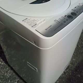 SHARP2012年式4.5キロ送風乾燥機能付き洗濯機です その他機能付きです 取り扱い説明書付き 配送無料 綺麗です！💫