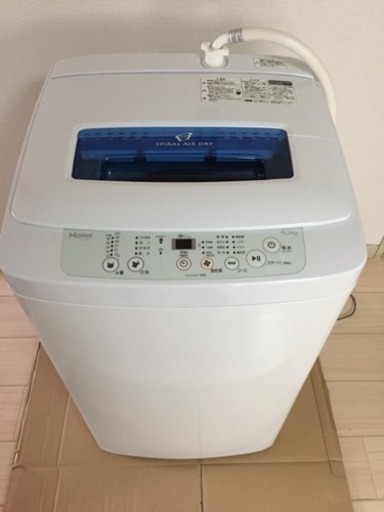 【美品】Haier 4.2kg 洗濯機 JW-K42H 2015年製
