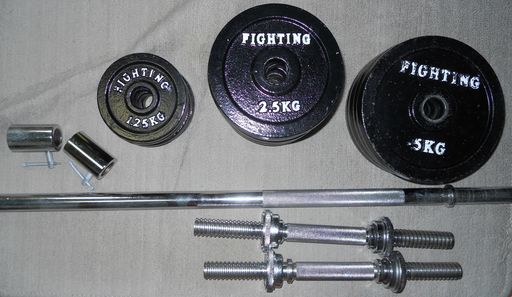 ダンベルセット 50kg ＋バーベルシャフト 160mm