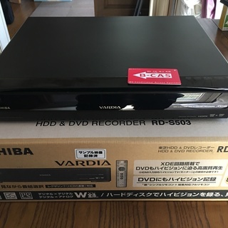 東芝　DVDレコーダー　RD-S503