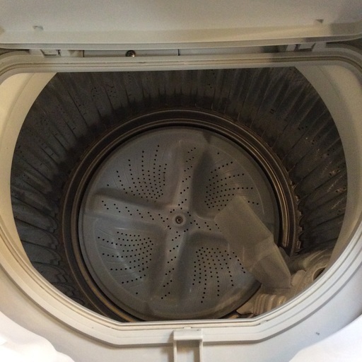 【期間限定30％OFF・全国送料無料・半年保証】洗濯機 2013年製 SHARP ES-TG55L-A 中古