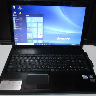 ★値下げしました【難あり】Lenovo G570  Win10  Home搭載　HDD250GB・メモリ2GBリカバリー済中古動作品