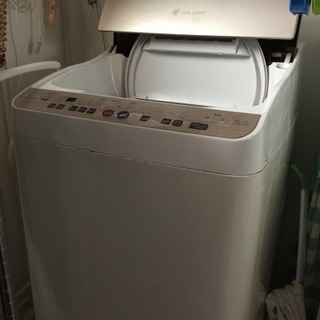 SHARP 洗濯乾燥機ES-TG55H 2008年製